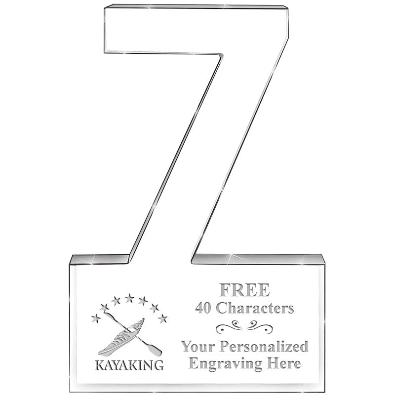 6" 7 YEARS OF SERVICE ACRYLIC