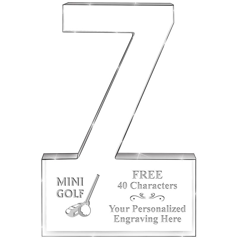 6" 7 YEARS OF SERVICE ACRYLIC