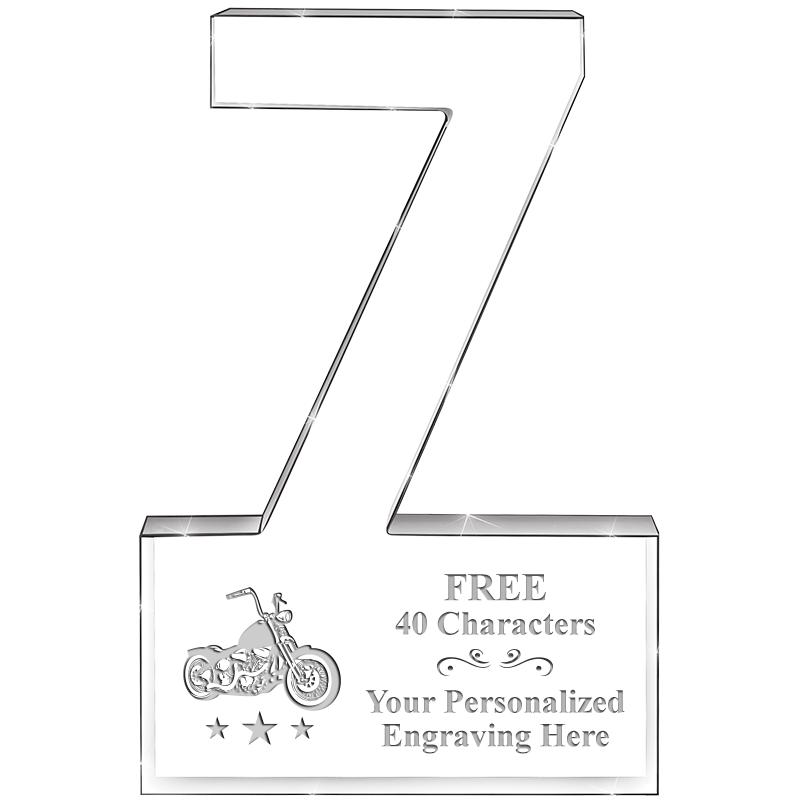 6" 7 YEARS OF SERVICE ACRYLIC