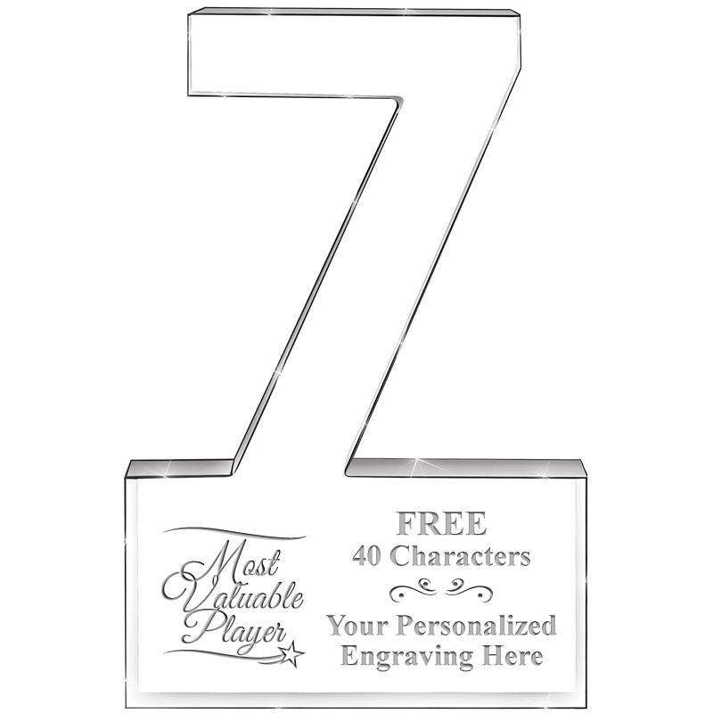 6" 7 YEARS OF SERVICE ACRYLIC