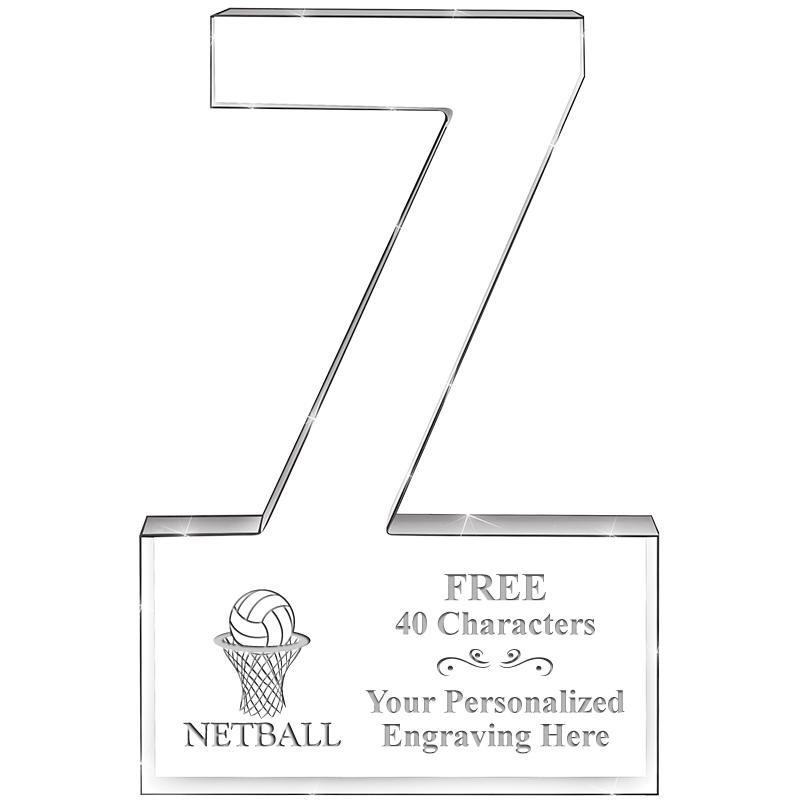 6" 7 YEARS OF SERVICE ACRYLIC