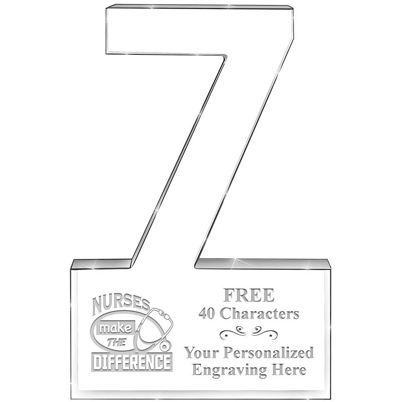 6" 7 YEARS OF SERVICE ACRYLIC