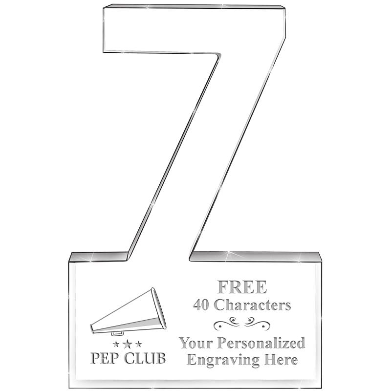 6" 7 YEARS OF SERVICE ACRYLIC