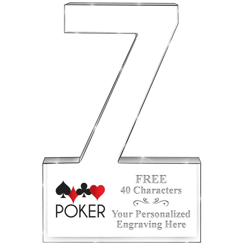 6" 7 YEARS OF SERVICE ACRYLIC