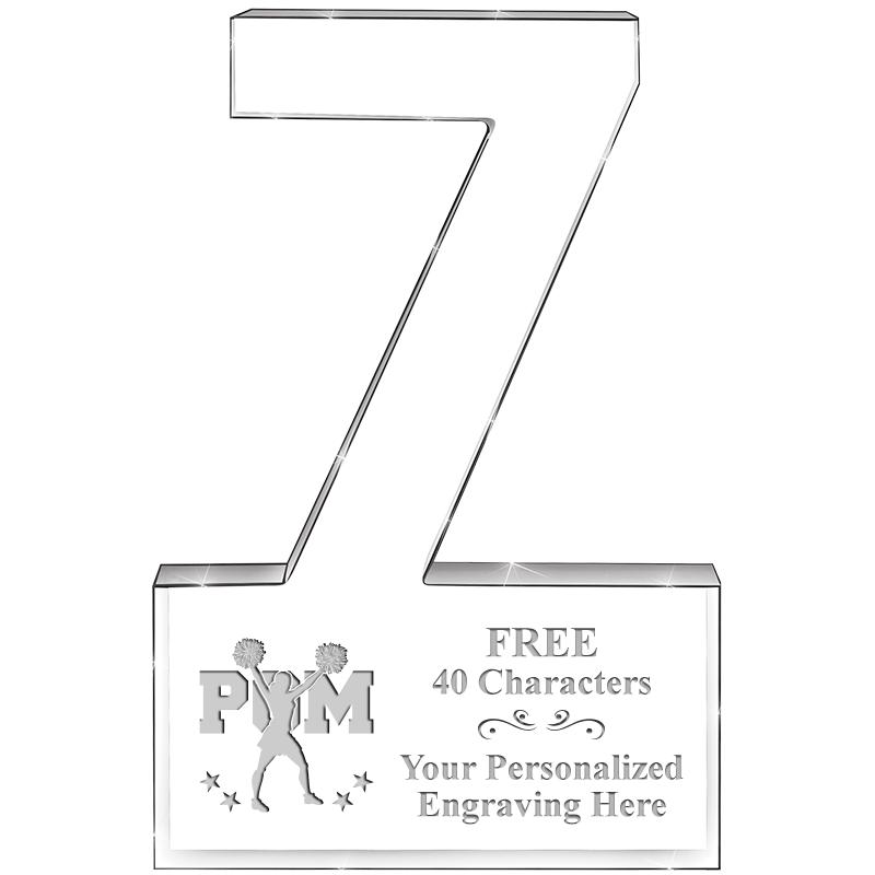 6" 7 YEARS OF SERVICE ACRYLIC