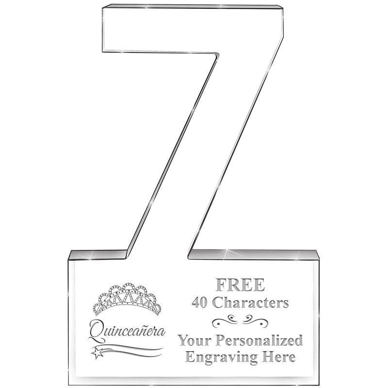 6" 7 YEARS OF SERVICE ACRYLIC