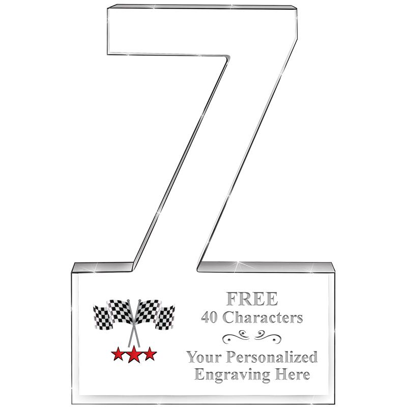 6" 7 YEARS OF SERVICE ACRYLIC