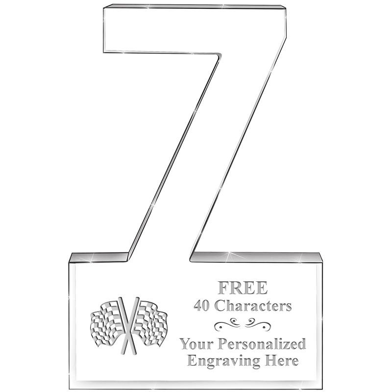 6" 7 YEARS OF SERVICE ACRYLIC