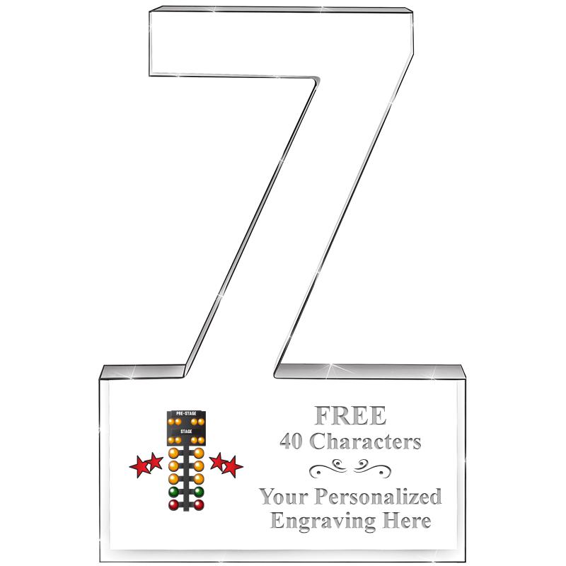 6" 7 YEARS OF SERVICE ACRYLIC