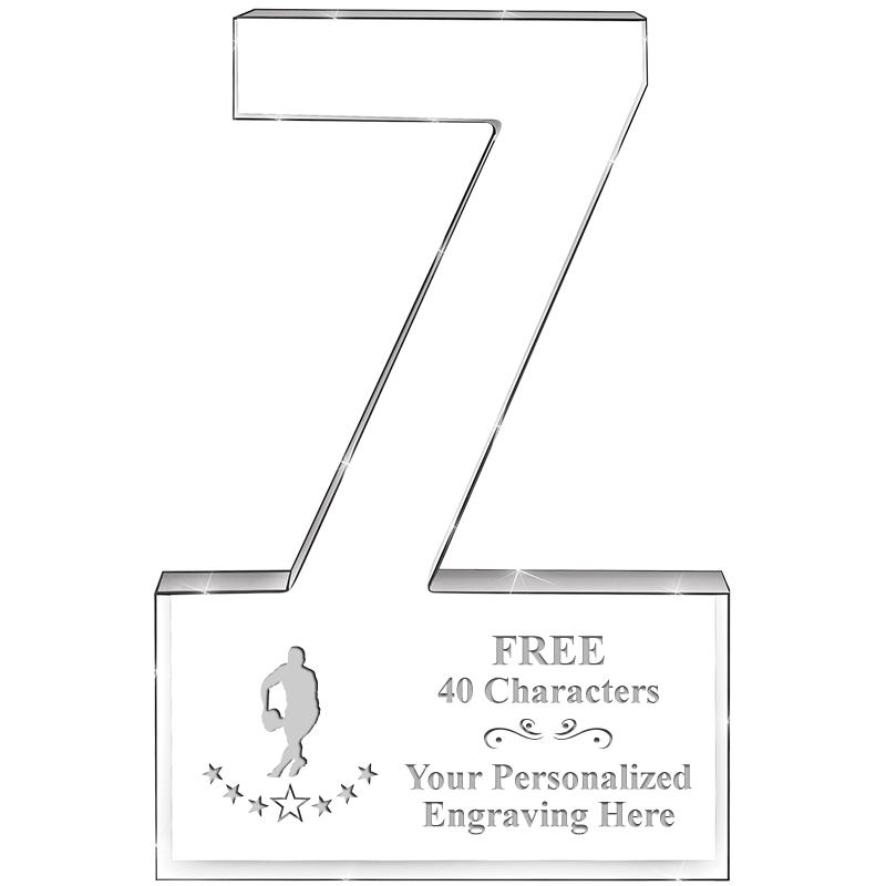 6" 7 YEARS OF SERVICE ACRYLIC