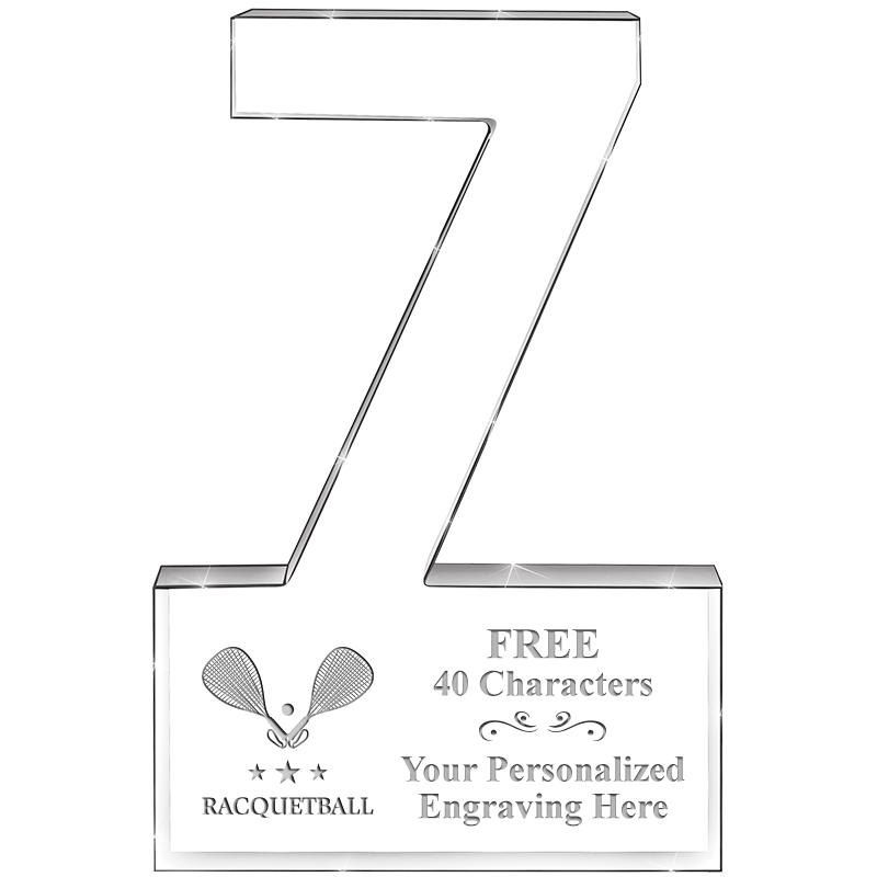 6" 7 YEARS OF SERVICE ACRYLIC