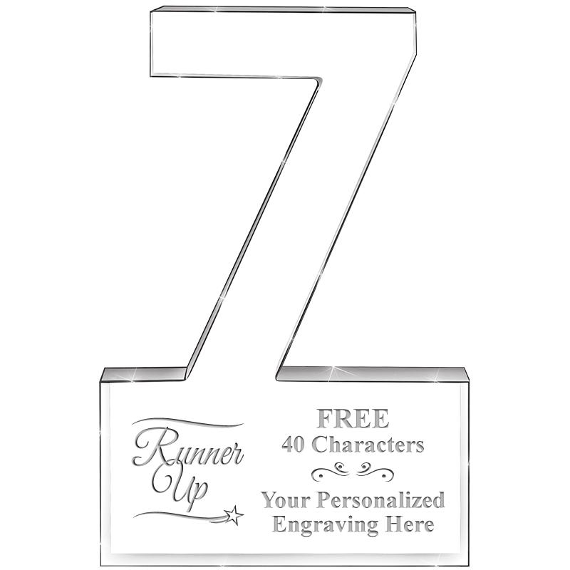 6" 7 YEARS OF SERVICE ACRYLIC