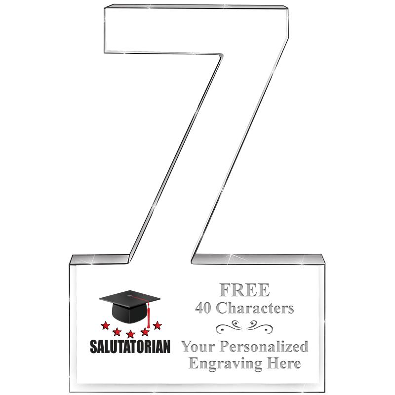 6" 7 YEARS OF SERVICE ACRYLIC