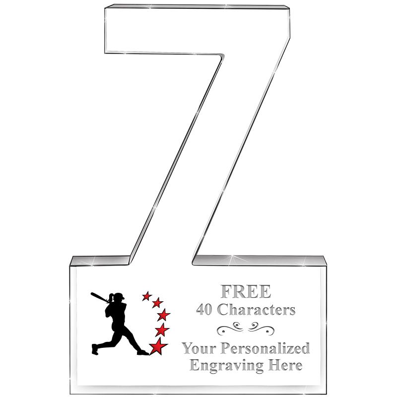 6" 7 YEARS OF SERVICE ACRYLIC