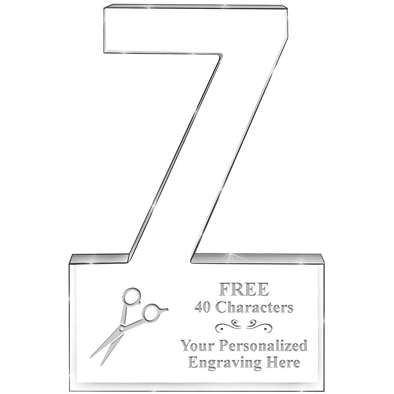 6" 7 YEARS OF SERVICE ACRYLIC