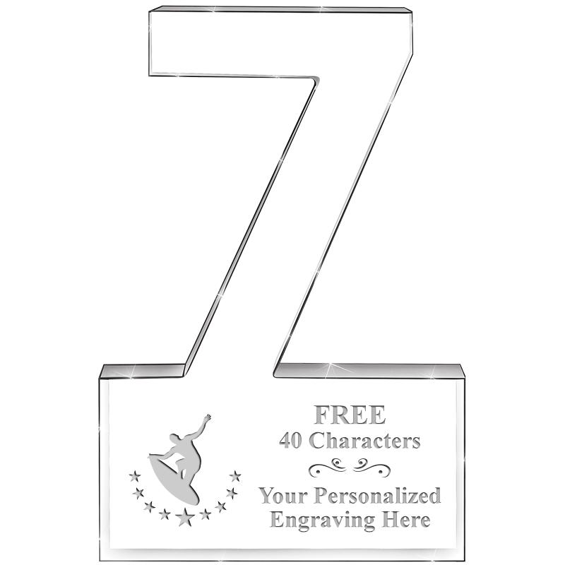 6" 7 YEARS OF SERVICE ACRYLIC