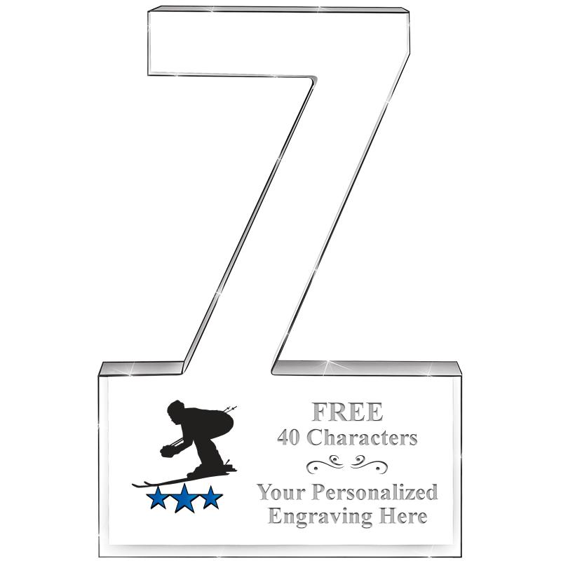 6" 7 YEARS OF SERVICE ACRYLIC