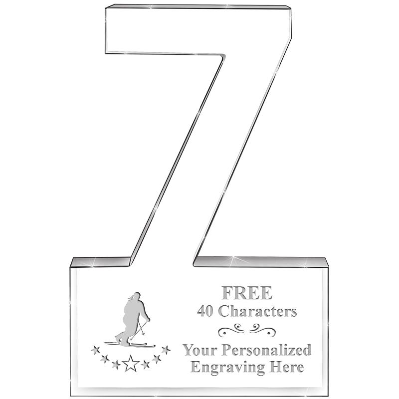 6" 7 YEARS OF SERVICE ACRYLIC