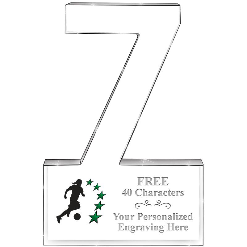 6" 7 YEARS OF SERVICE ACRYLIC