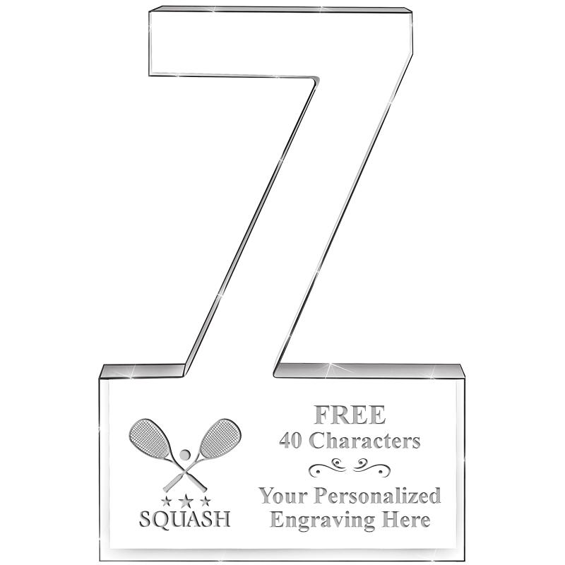 6" 7 YEARS OF SERVICE ACRYLIC