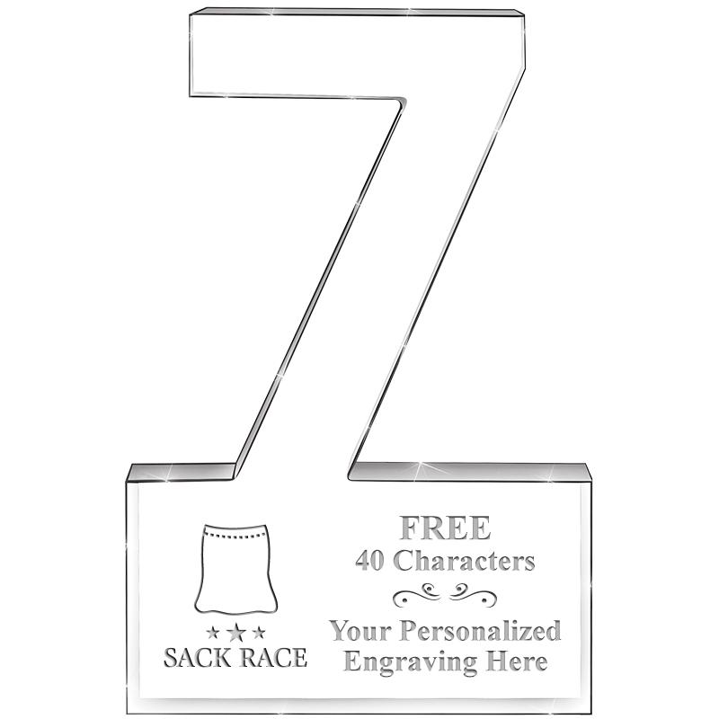 6" 7 YEARS OF SERVICE ACRYLIC