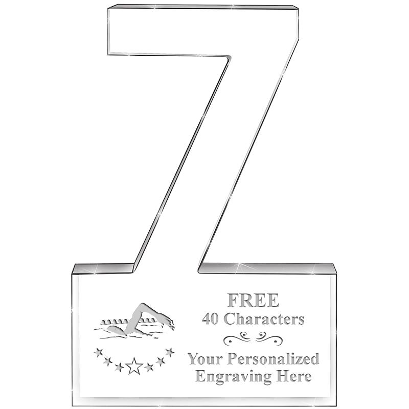 6" 7 YEARS OF SERVICE ACRYLIC