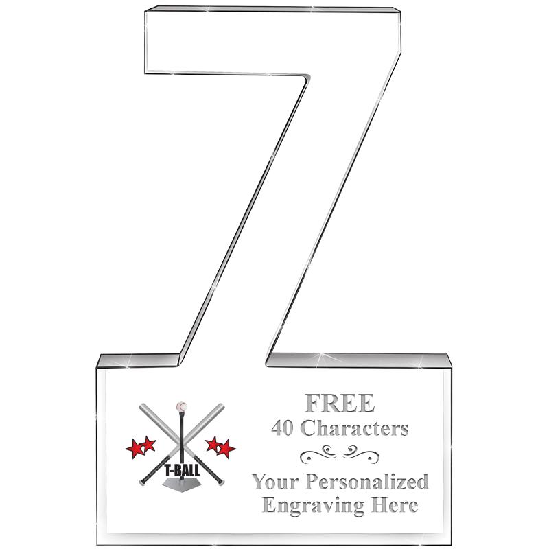 6" 7 YEARS OF SERVICE ACRYLIC