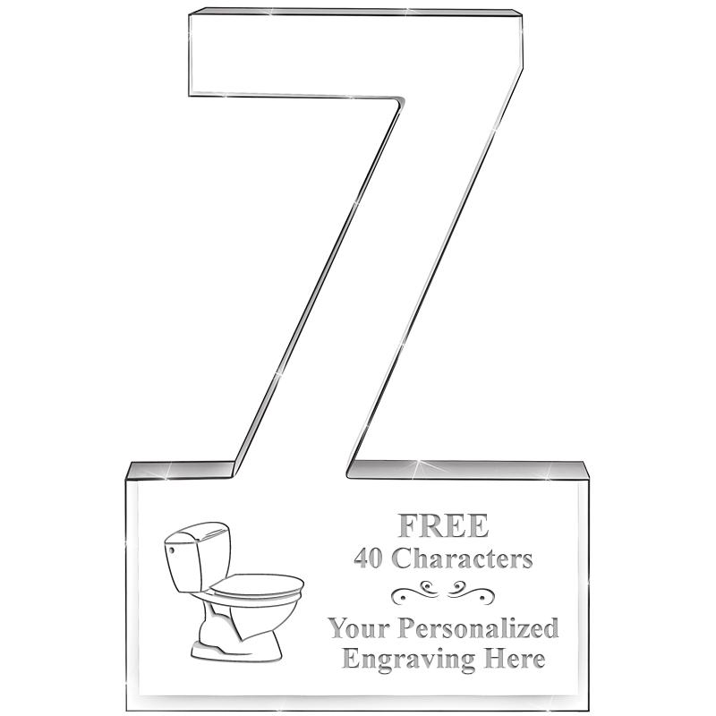 6" 7 YEARS OF SERVICE ACRYLIC