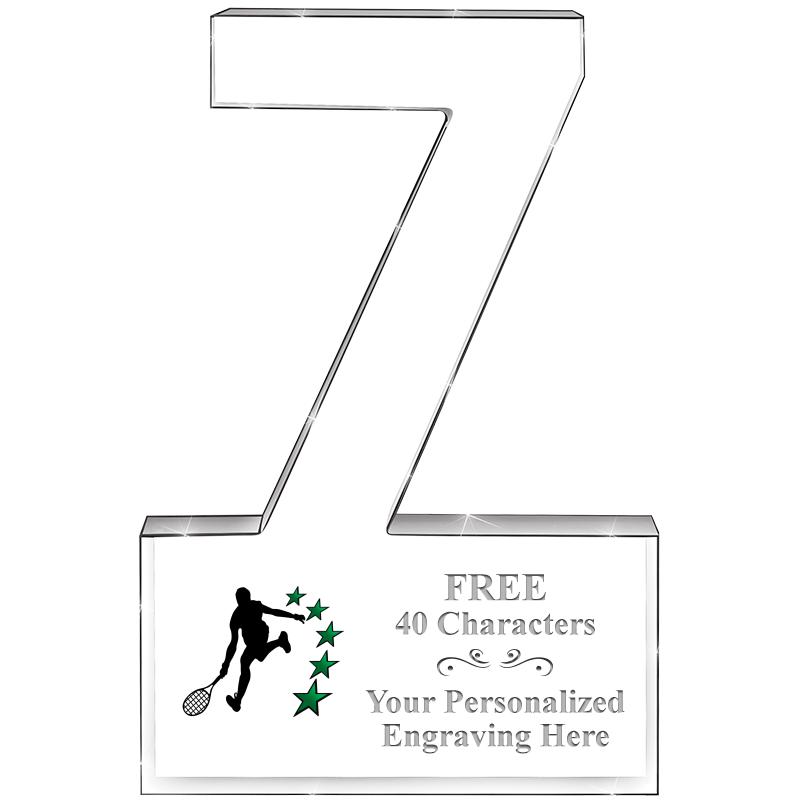 6" 7 YEARS OF SERVICE ACRYLIC