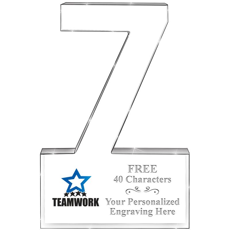 6" 7 YEARS OF SERVICE ACRYLIC