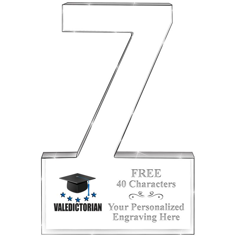 6" 7 YEARS OF SERVICE ACRYLIC