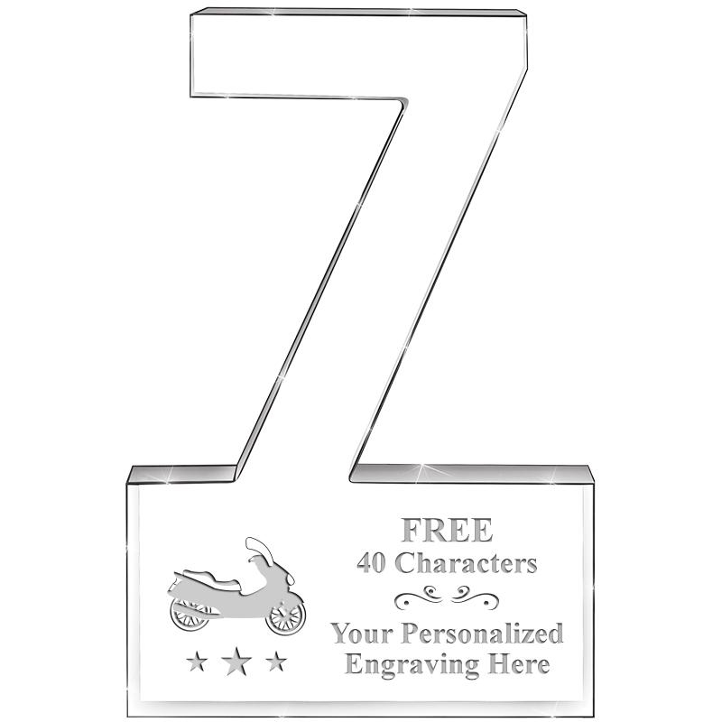 6" 7 YEARS OF SERVICE ACRYLIC