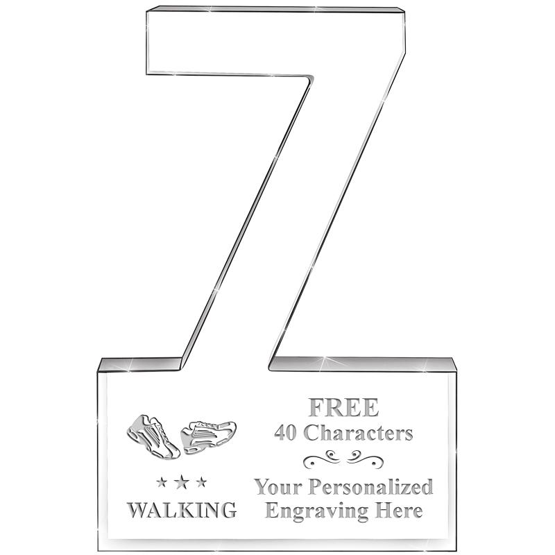 6" 7 YEARS OF SERVICE ACRYLIC