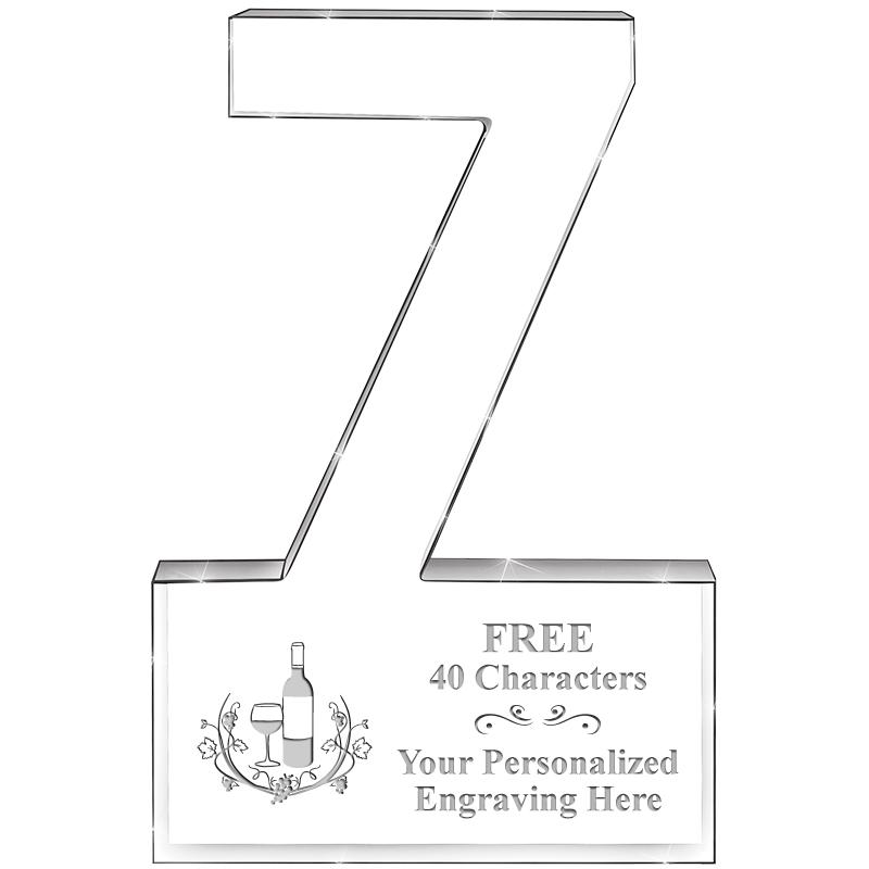 6" 7 YEARS OF SERVICE ACRYLIC