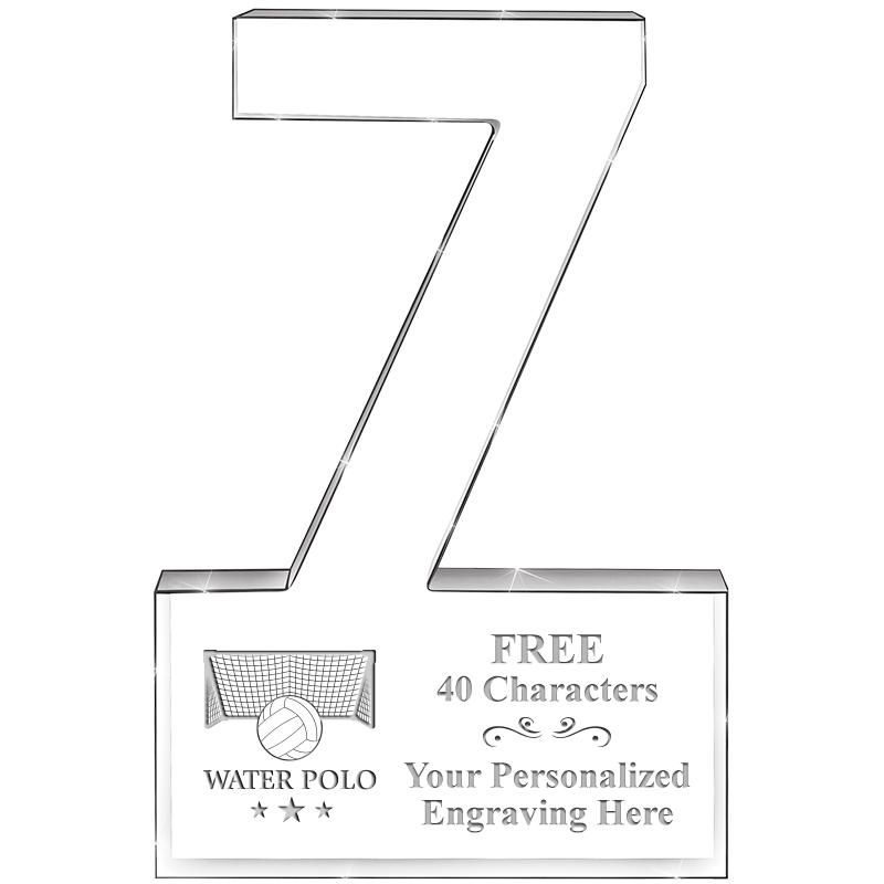 6" 7 YEARS OF SERVICE ACRYLIC