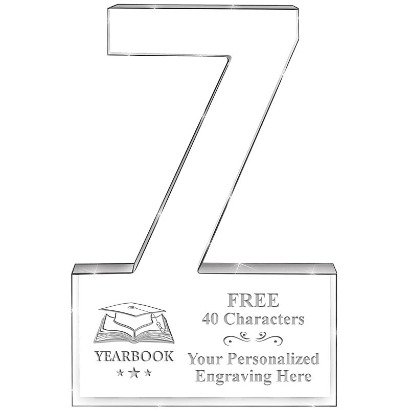 6" 7 YEARS OF SERVICE ACRYLIC