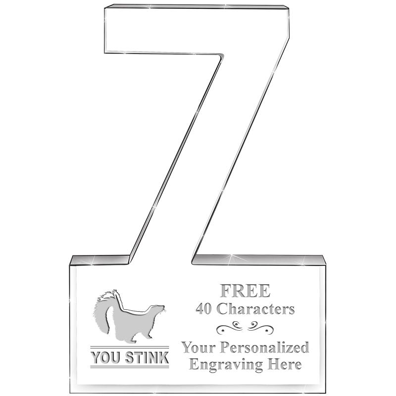 6" 7 YEARS OF SERVICE ACRYLIC