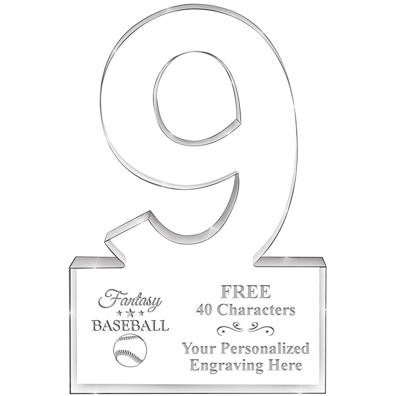 6" 9 YEARS OF SERVICE ACRYLIC