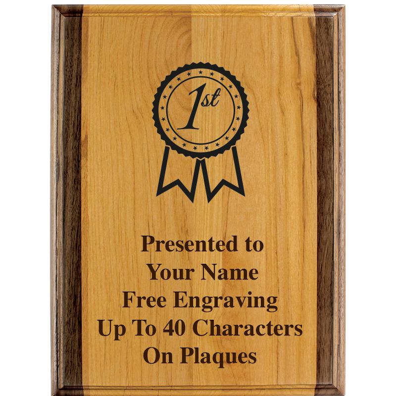 1st Place Plaques Crown Awards