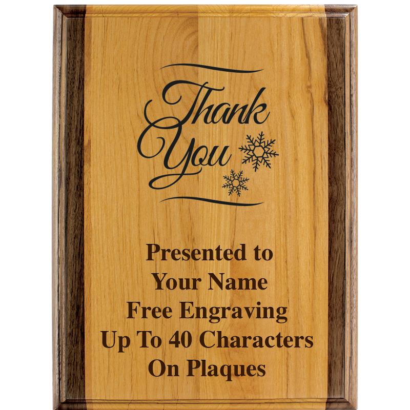 Thank You Plaques - Crown Awards