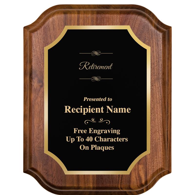 Retirement Awards Plaques Crown Awards