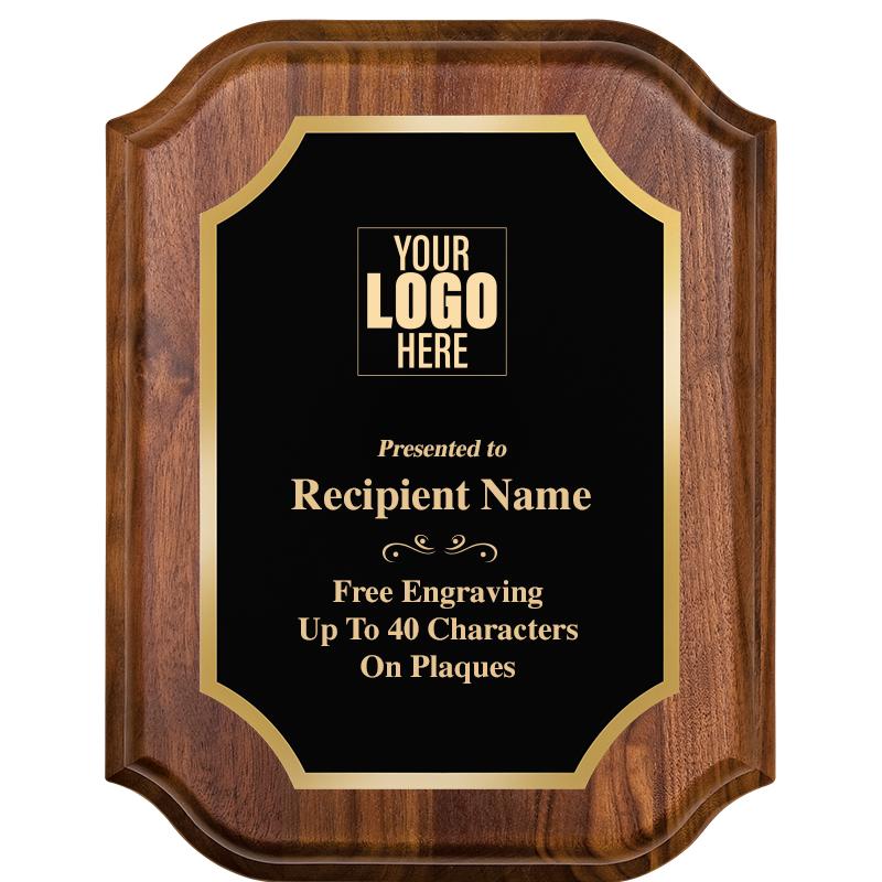 7" X 9" WALNUT LIFETIME PLQ