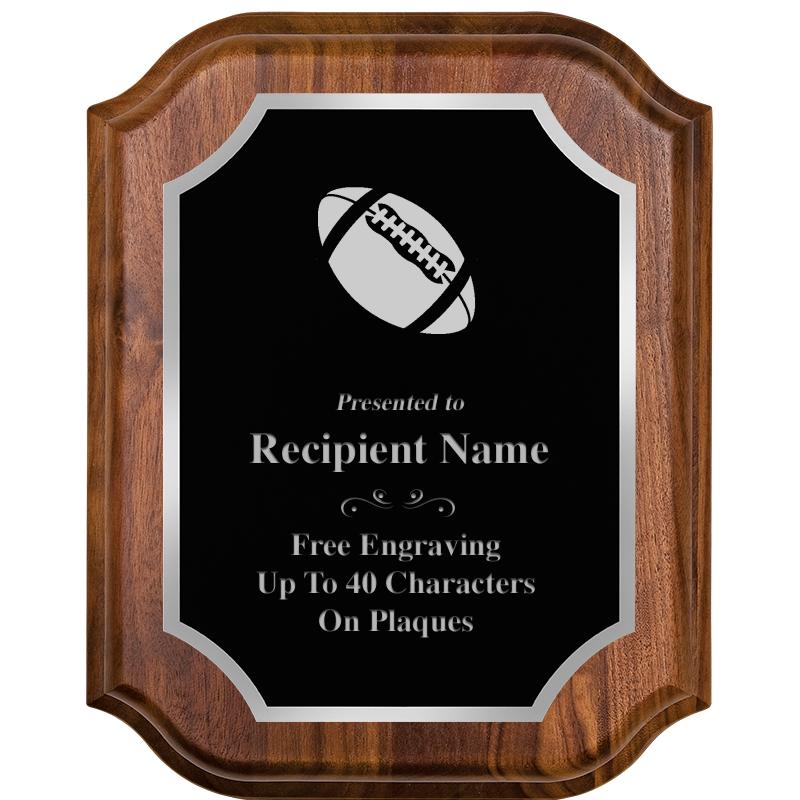 8X10 WALNUT LIFETIME SLV PLQ