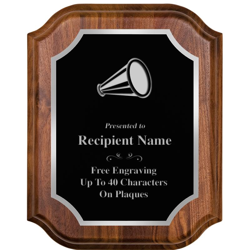 8X10 WALNUT LIFETIME SLV PLQ