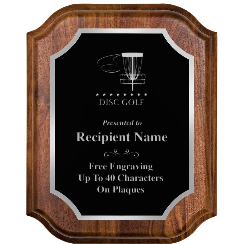 8X10 WALNUT LIFETIME SLV PLQ