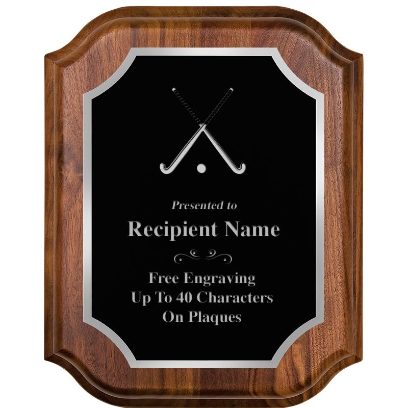 8X10 WALNUT LIFETIME SLV PLQ