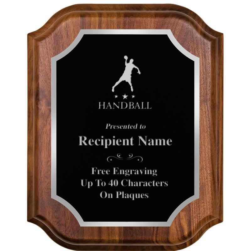 8X10 WALNUT LIFETIME SLV PLQ