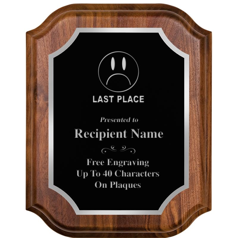 8X10 WALNUT LIFETIME SLV PLQ