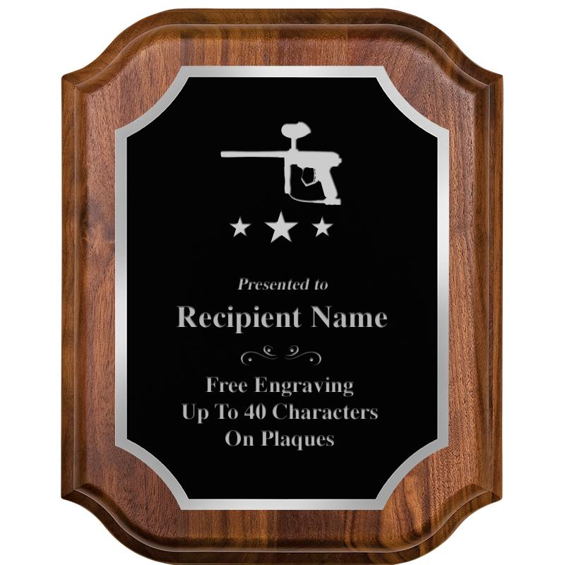 8X10 WALNUT LIFETIME SLV PLQ