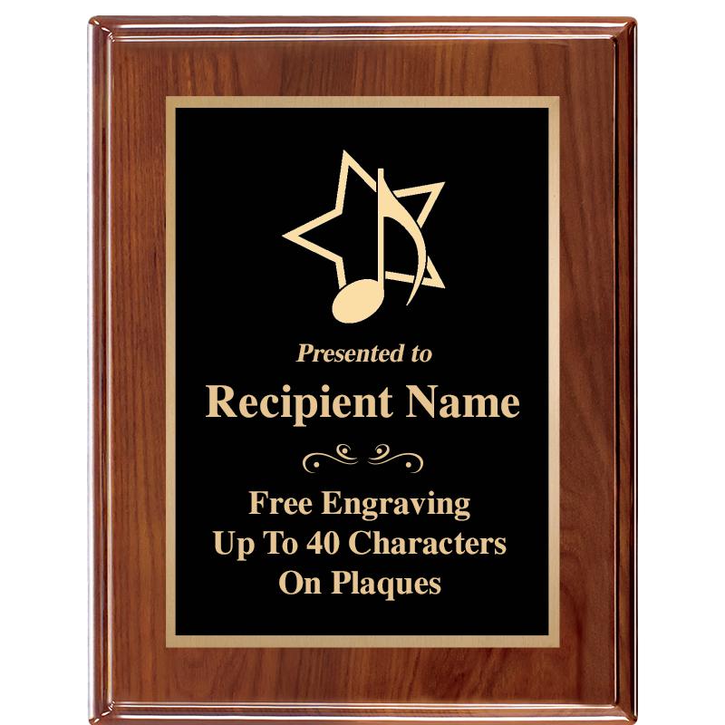 7X9 GD TRIM AMADEUS PIANO PLQ